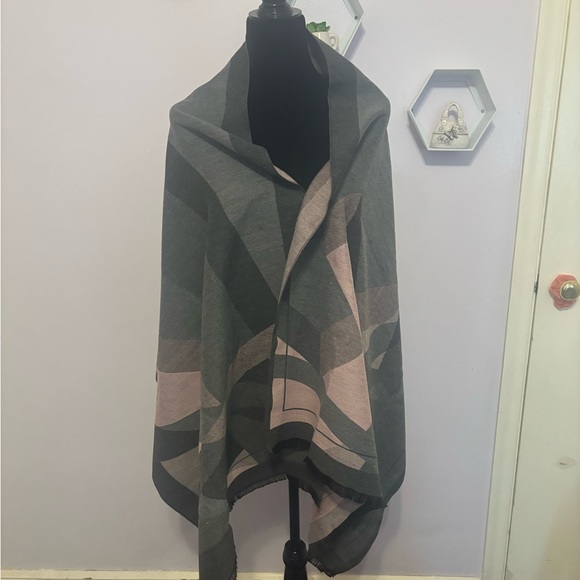 Thick Cashmere Soft Warm Fringe Shawl - Picture 2 of 2